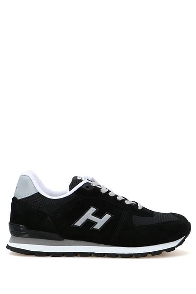 Hammer Jack Peru Genuine Leather Black-Gray Men's Sports Shoes
