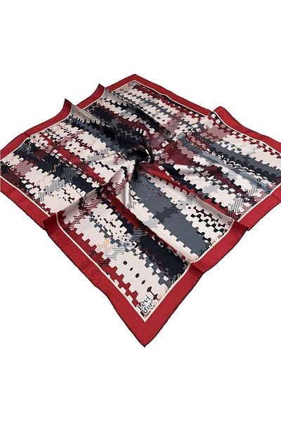 Levidor Κόκκινο μεταξωτό μαντήλι Twill - 4024-10