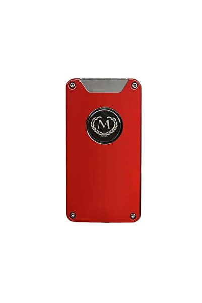 Myon Paris Myon 2 Pürmüz Alev Pilli Şarjlı Puro Çakmağı Kırmızı