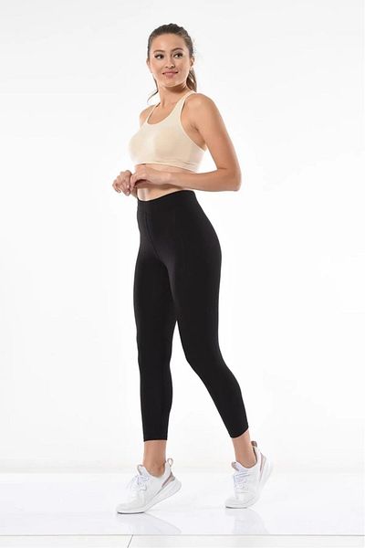 EREN STYLE Leggings termici de iarnă din bumbac elastic din lycra - 1148-1149