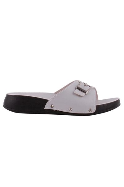 ELİS T1001 Beige Women's Slippers