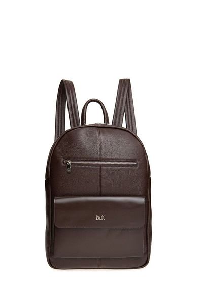 Bilik Deri Coffee-relax-coffee Unisex σακίδιο πλάτης μπροστά 7010