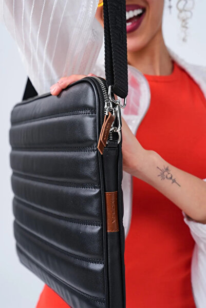 MORCA Tam Koruma Kapitone Çıkarılabilir Askılı Laptop Kılıfı 15.6 & 16 Inç