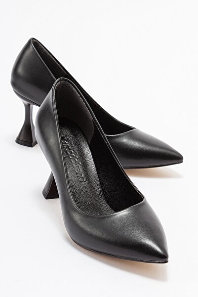 Ccway Жіночі туфлі на шпильці ЧОРНИЙ ШКІРЯНИЙ