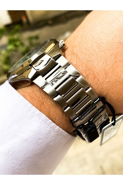Reward Men's Wrist Watch and Bracelet - Steel Waterproof, Brand Original Gift