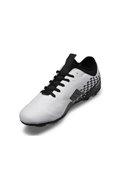 M.P. 231-1138 جرام (36-39) حذاء كرة قدم باللون الأبيض والأسود