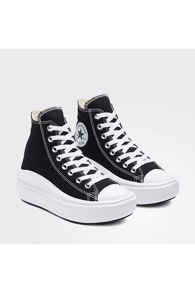 converse Chuck Taylor All Star Move Damen Schwarz Schuhe 568497 c-001