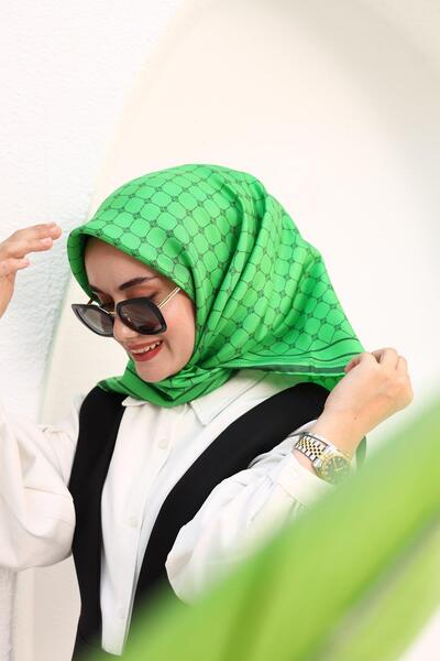 Silk Home Eșarfă din mătase din twill - 11393-36 Benetton