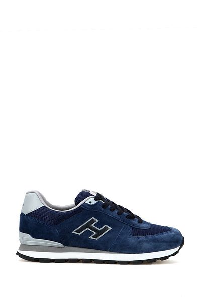 Hammer Jack Peru Genuine Leather Dark Indigo-grey Men's Sports Shoes