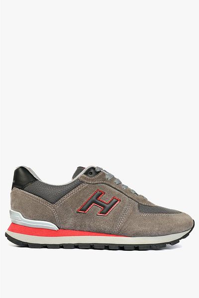 Hammer Jack Peru Genuine Leather Meet Grey-red Men's Sports Shoes