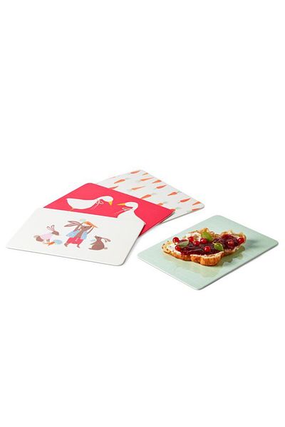 Tchibo 4 Pieces Cutting Boards, White