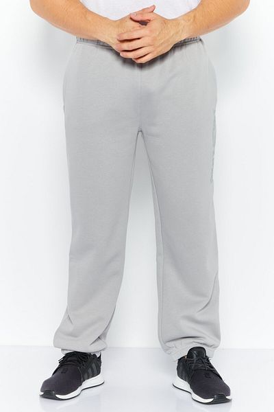 DKNY Sport Men Sportswear Fit Drawstring Training Sweatpants, Silver