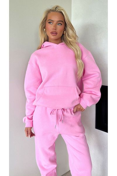 Combineman35 Women's Oversize Three Thread Raised Tracksuit Set