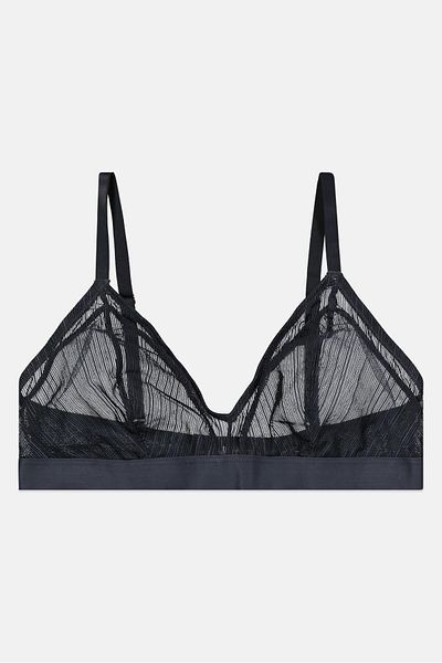 Etam Women Non Padded Bra Let, Slate Grey