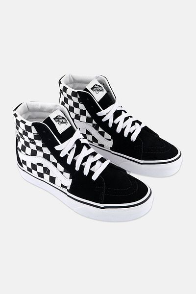 Vans Women Sk8-High Cuff Lace Up Shoes, Black