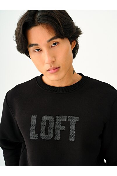 Loft Ανδρικό φούτερ LF2037695 - Μαύρο