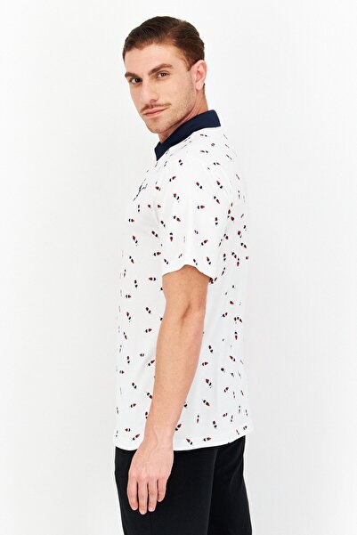 Puma Men Sportswear Fit Training Polo Shirt, White Combo