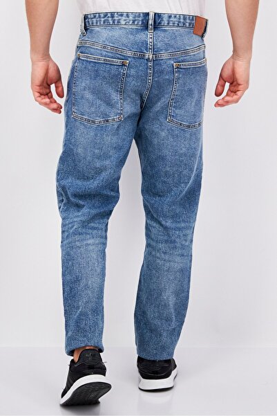 Esprit Men Relaxed Fit Wash Stretchable Jeans, Blue