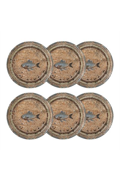 Mudo Home Lima Pasta Plate Set 21cm -6Pcs