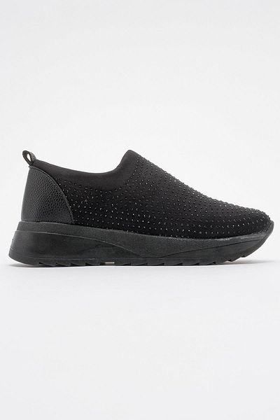 Ccway Pantofi sport de damă cu detalii Black Stone