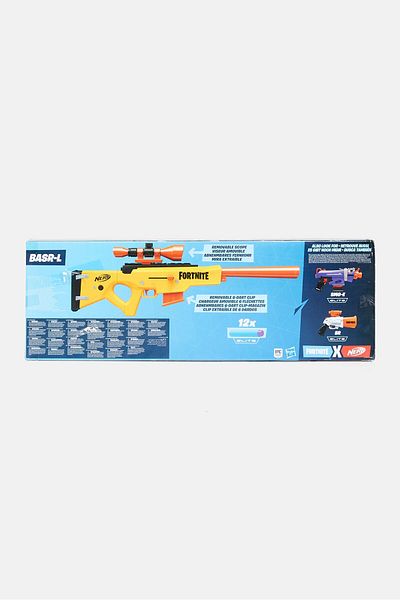 Nerf مسدس فورتنايت Basr-L Bolt Action، أصفر
