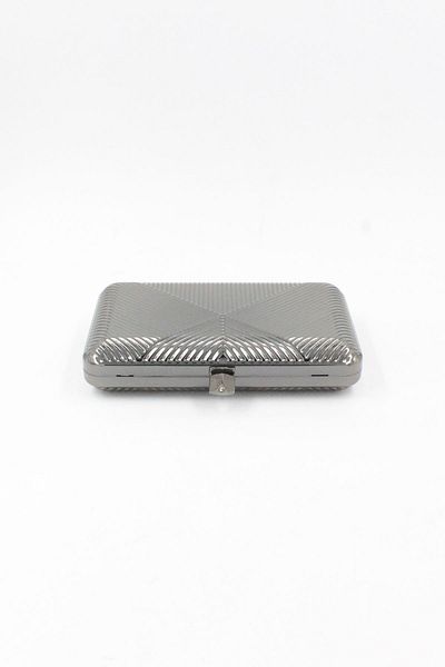 Chantaky 068 2501 Μοντέλο βραδινό φόρεμα Platinum Metal