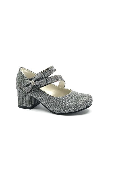 Kids Club Shoes Iremsu 7845 - Vrpca za devojčice Cipele sa štiklom PLATINUM