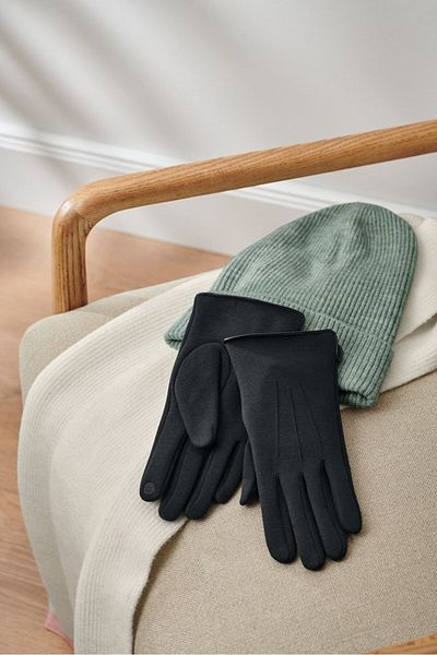 Tchibo Women 1 Pair Winter Gloves, Black