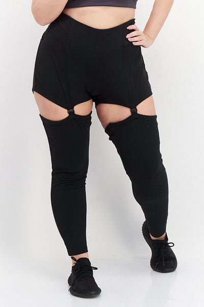 adidas Women Plus Size Pull-On Leggings, Black