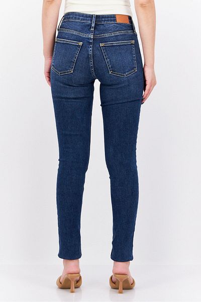 Esprit Women Skinny Fit Washed Stretchable Jeans, Navy