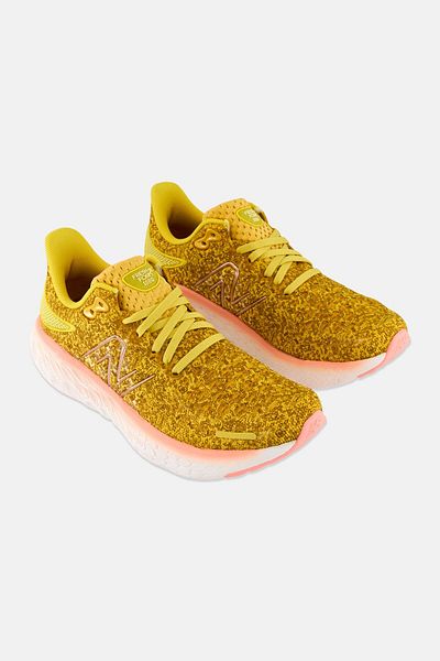 New Balance حذاء جري نسائي W108012HB قياسي برباط، لون خردل