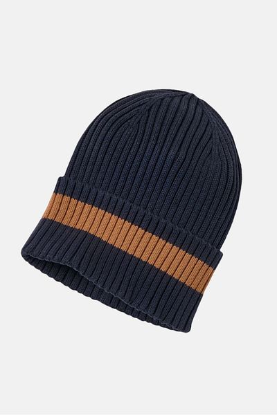 Tchibo Kids Boy Knitted Beanies ,Navy Blue