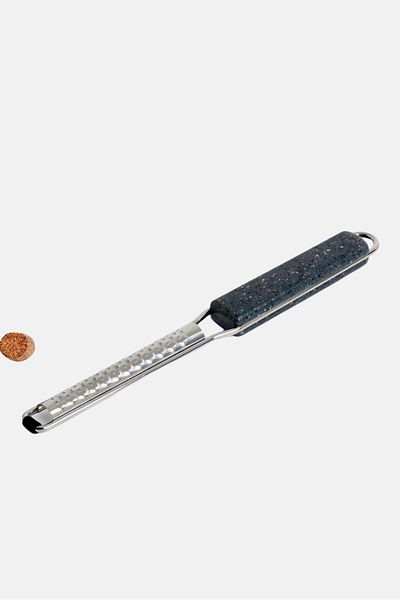 Tchibo Stainless Steel Nutmeg Grater, Silver/Dark Grey