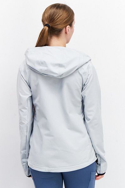 Puma Women Sportswear Fit Hooded Long Sleeve Training Sweatshirts, Platinum Grey