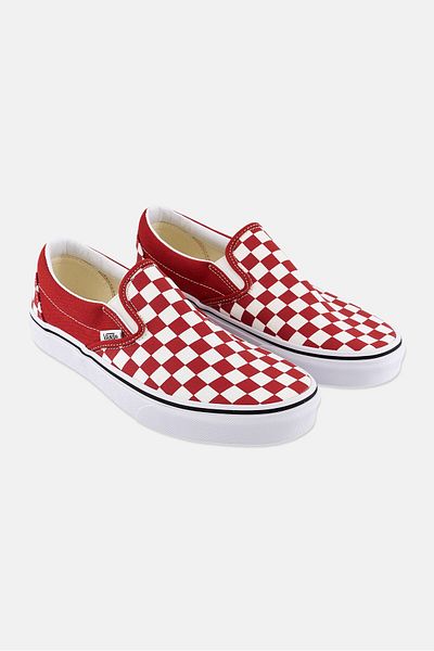 Vans Men Checkerboard Slip On Shoes, Multicolor
