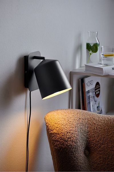 Tchibo Metal Wall Lamp, Black