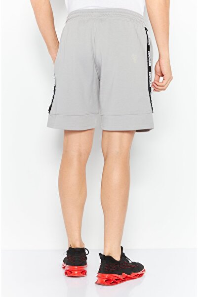 DKNY Sport Men Sportswear Fit Drawstring Training Shorts, Sliver