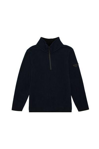 U.S. Polo Assn. Boy's Navy Blue Fleece Sweatshirt with Half Zipper 50298060 -Vr033