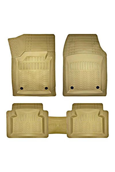 TEAMCAR Nissan Almera Uyumlu Paspas 4d Havuzlu Bej