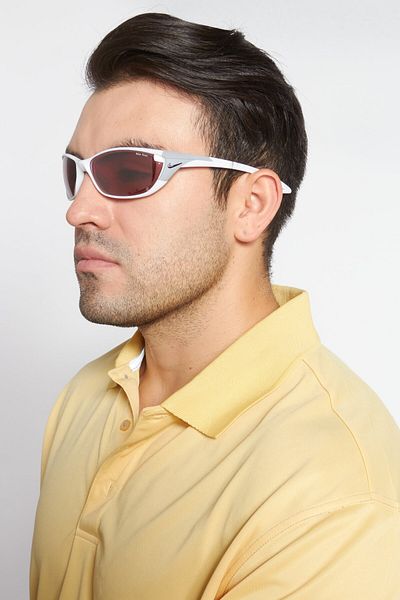Nike Men Dz7357 Sports Sunglasses, White
