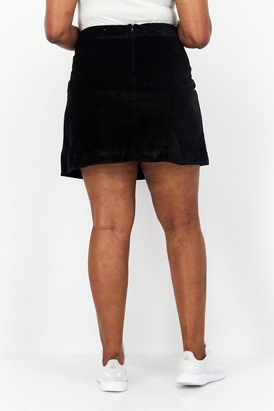 Tchibo Women Textured Mini Skirt, Black