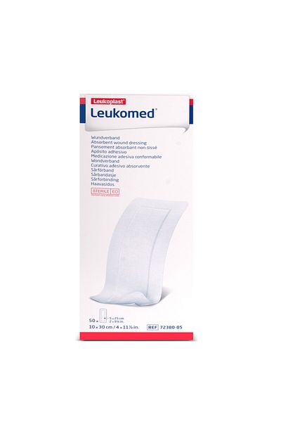 Leukoplast Bsn Leukomed Padded Nonwoven Wound Cover 10cm X 30cm 50pcs