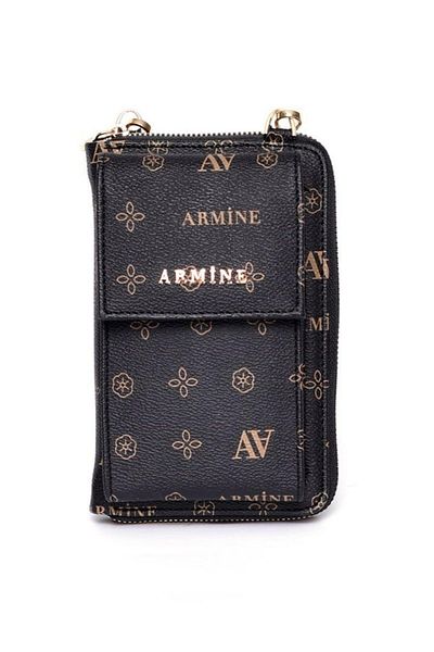 Armine Black Printed 266 Bag