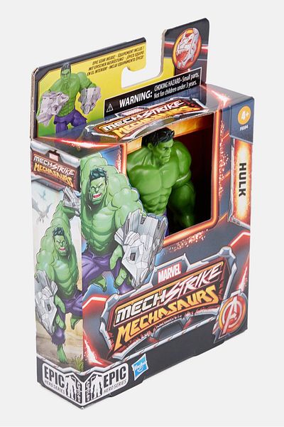 Marvel Mech Strike Mechasaurs Hulk Action Figure, Green
