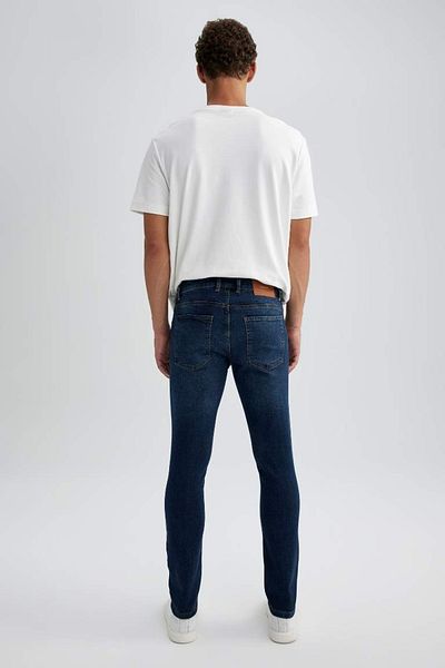 DeFacto Pantaloni Jean pentru bărbați B2068ax/nm34 D.albastru