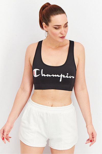 Champion SCHWARZES BRA