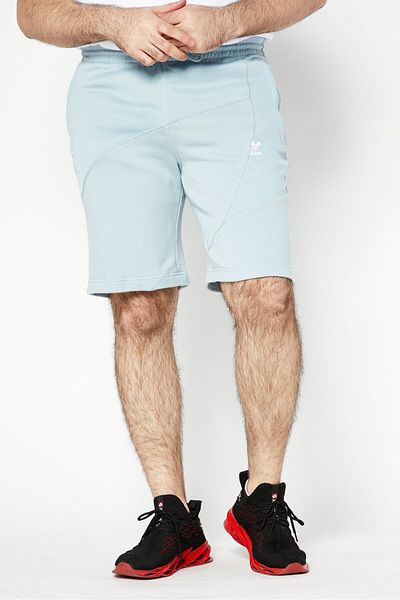 adidas Men Sportswear Fit Brand Logo Training Shorts, Light Blue