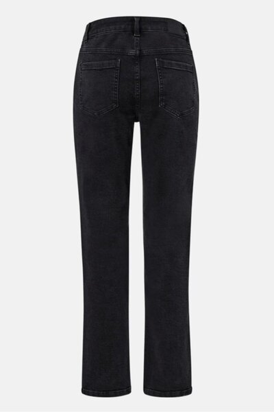 Tchibo Women Regular Fit Washed Stretch Jeans, Black