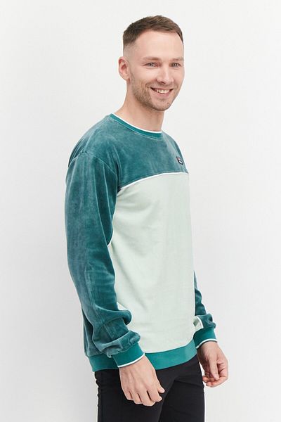 Fila Men Sportswear Fit Crew Neck Brand Logo Sweatshirts, Green