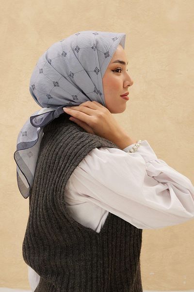 Silk Home Κασκόλ Olinda - Γκρι Καπνιστό